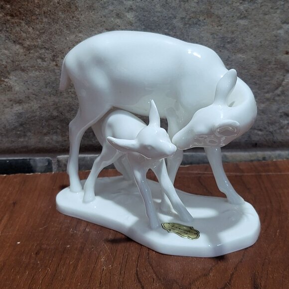 Noritake Deer and Fawn Bone China Figurine Mothers Day 1974 - Picture 11 of 11